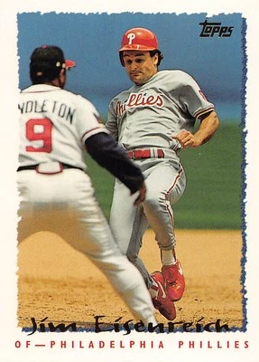Jim Eisenreich 1995 Topps 326  Philadelphia Phillies - Image 1 of 2