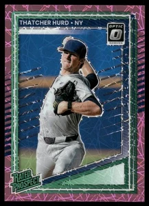 2025 Panini Donruss THATCHER HURD OPTIC PINK VELOCITY PRIZM 5/79 #133 NEW YORK - Bild 1 von 2