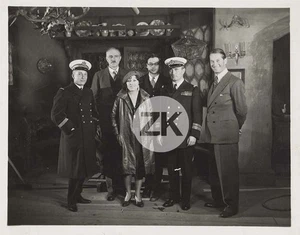 GEORGE N. KATES Paramount Y. VALLE Cdt Darlan Marine M. CHEVALIER Photo 1928 - Picture 1 of 2
