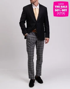 RRP€350 HACKETT Wool Twill Blazer Jacket Size 40R 50R M Single-Breasted Lined - Imagen 1 de 9
