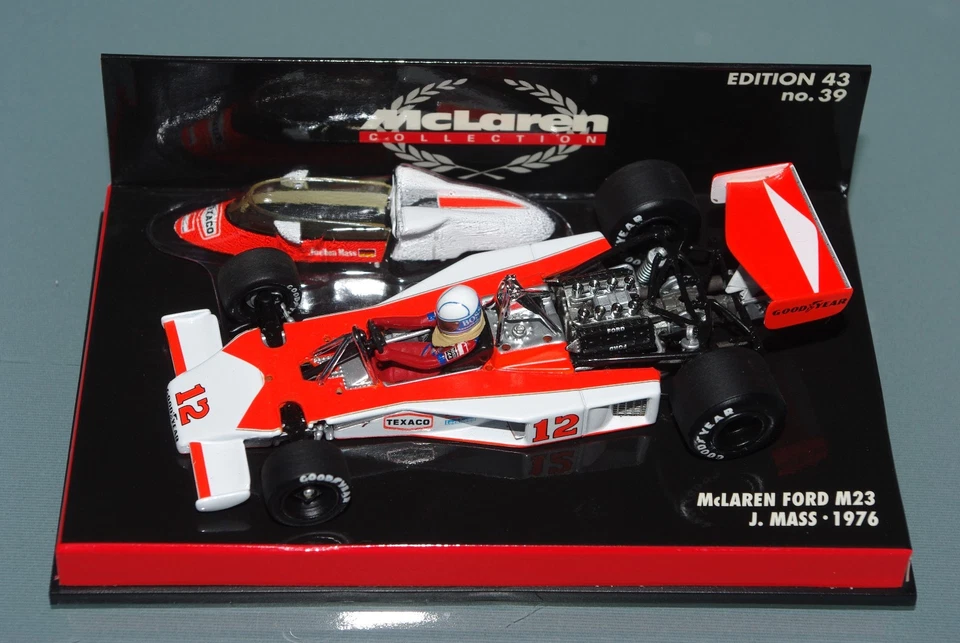 Minichamps F1 1/43 McLAREN FORD M23 JOCHEN MASS 1976 - EDITION 43 No. 39 - Image 1 of 1