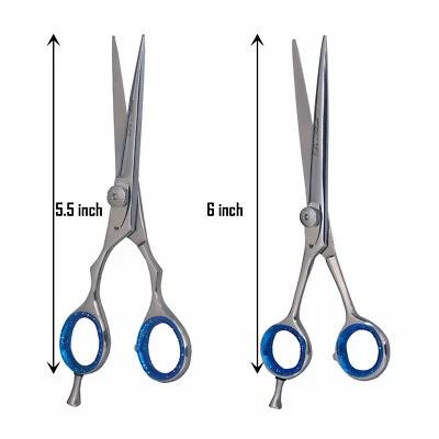 2er Linkshänder Profi Scheren Set.Friseurschere Haarschere.Lefty Salon Scissors - Bild 1 von 4