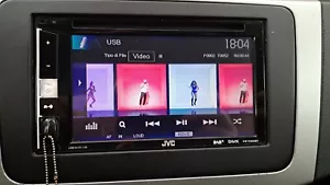 autoradio 2 din jvc kw-v 255dbt bluetooth dab dvd cd usb 3rca 4v intr temporale - Foto 1 di 16