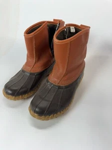 Cabelas 9 Steel Shank Insulated Duck Boots With Leather & Rubber Construction - Picture 1 of 24