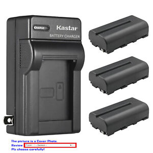 Kastar Battery AC Charger for SWIT CM-S75C 7" Super Bright 4K HDMI HDR Monitor
