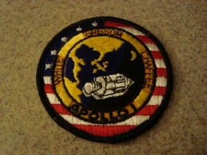 Vintage NASA Apollo I White Grissom Chaffee Embroidered Patch 3" U.S. Flag - Bild 1 von 2