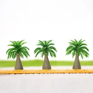 YS08 20 Model Bottle Coconut Palm Trees Model Layout Train Scale 1/75 OO HO NEW - Picture 1 of 5