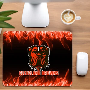 Cleveland Browns Custom Non-Slip Neoprene Mouse Pad Home Office - Picture 1 of 1