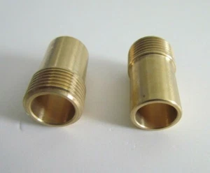 FLEXIBLE TAP TAIL ADAPTER 15mm X 3/8" MI QTY OF 2 - Picture 1 of 3