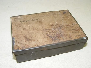 Vecchia Scatola Di Latta Feldpost Feldpostpäckchen Wehrmacht WH WK II - Picture 1 of 1