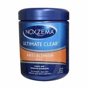 Noxzema Ultimate Clear Anti Blemish Pads Acne Prone Skin Fresh Clean 90ct 2 Pack - Picture 1 of 4
