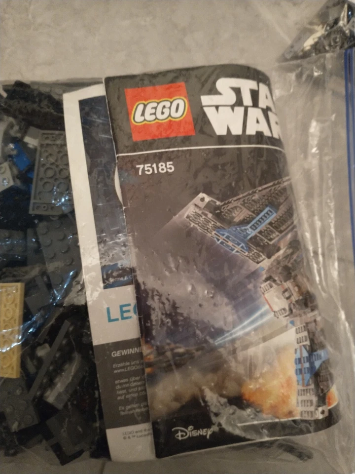 star wars lego set used  #  75185 - Image 1 of 1