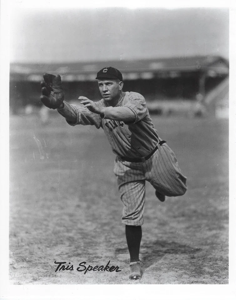 ALTAVOZ TRIS FOTO 8X10 INDIOS CLEVELAND BÉISBOL FOTO CAMPO Foto 1 de 1