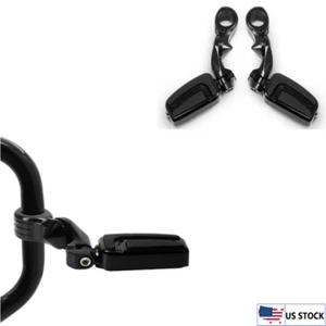 1.25" Airflow Style Pair Footpegs Mounts For Harley - Bild 1 von 8