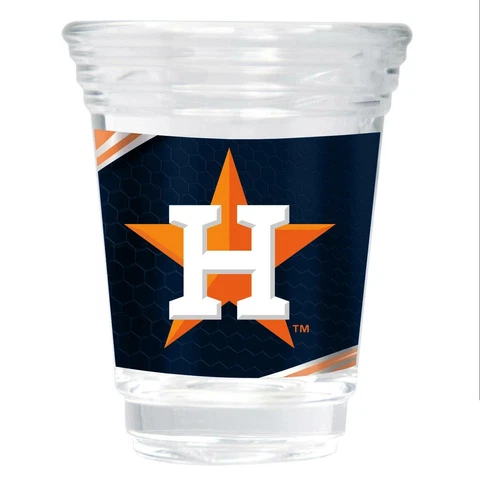 Houston Astros Party Shot Glass Team Graphics 2oz Cover