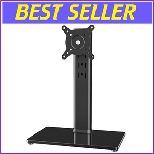 Height Adjustable Free-Standing Monitor Mount with Swivel & Rotation Features - Picture 1 of 11