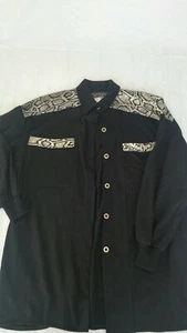 Karen Kane Faux Snake or Alligator Skin Vintage Sweater 80s 90s (B04) - Picture 1 of 4