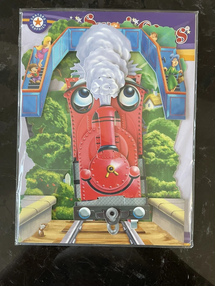 New Sealed Greeting Card-Pop Up Train - Image 1 of 2