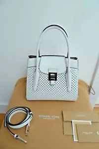 MICHAEL KORS COLLECTION Medium 'Bancroft' Cross Body Tote ~ Made in Italy - Picture 1 of 20
