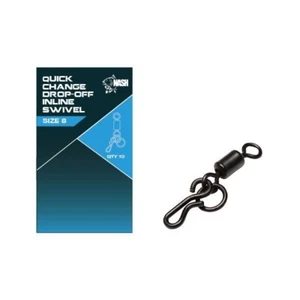 Nash Quick Change Drop-Off Inline Swivel Größe 8 T8116 Wirbel Swivels - Bild 1 von 2