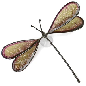 Libellula decorazione idea casa di campagna decorazione finestra natura cattura sole - Foto 1 di 7