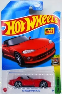 2023 HOT WHEELS EXOTICS 9/10 '92 DODGE VIPER RT/10 RED SUPER RARE SSP 🔥 - Picture 1 of 2