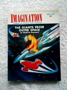 IMAGINATION SCIENCE FICTION Magazine-MAY,1954-H.W. McCAULEY COVER - Picture 1 of 2