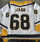 Autographed/Signed Jaromir Jagr Pittsburgh Penguins White Hockey Jersey JSA COA