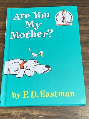 1988 ARE YOU MY MOTHER? P.D. Eastman HC Beginner Books Random House Very Good - Image 1 of 4