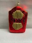 Living Quarters Our Century 1930s Hand Blown Glass Ornament Red Radio- No Box