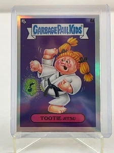 2024 Garbage Pail Kids series 7 Topps Trading Card Refractor COL TOOTIE JITSU 4a - Picture 1 of 10