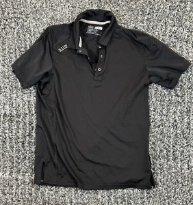 511 Tactical Black Performance Paramount Stretch Snap Polo Shirt Mens Small - Picture 1 of 11