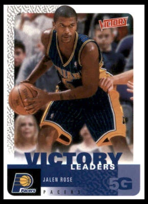 2000 Upper Deck Victory #242 Jalen Rose Indiana Pacers - Image 1 of 2