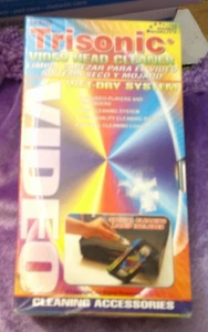 FACTORY SEALED VHS Video Head Cleaner WET-DRY SYSTEM TRISONIC - Picture 1 of 1