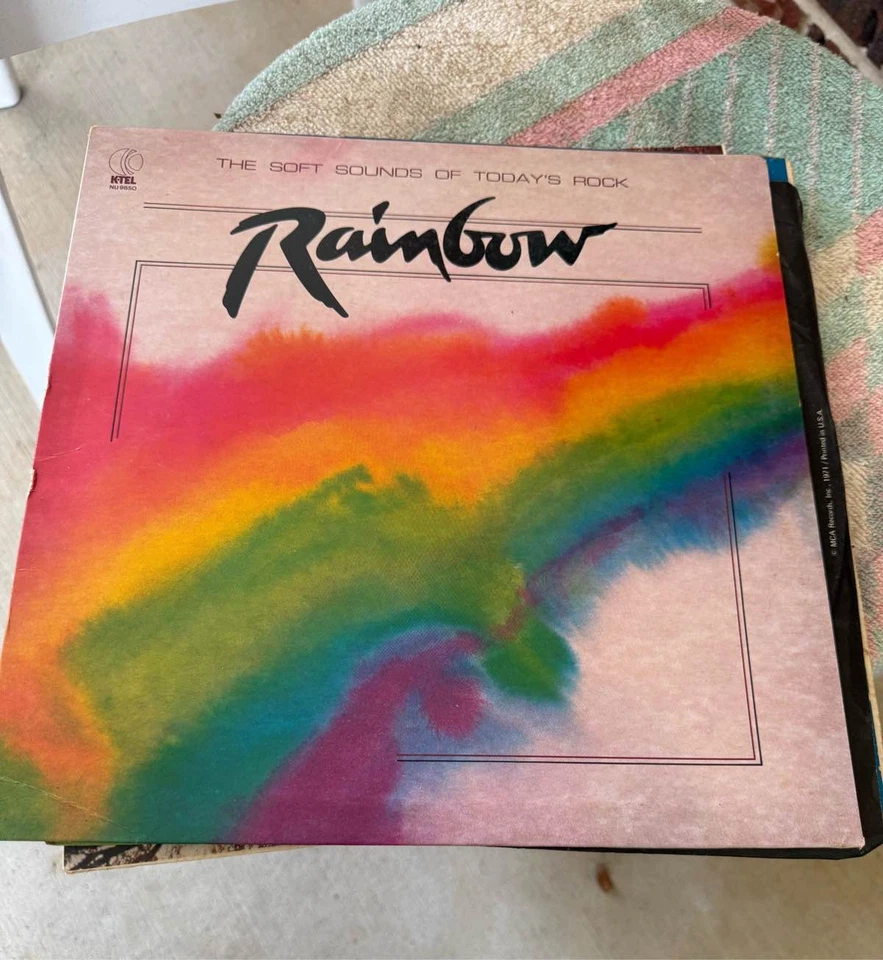 Rainbow The Soft Sounds Of Today's Rock LP 1980 K-Tel NU9650 Vinyl Album - Image 1 of 1