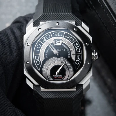 Reloj Bvlgari Octo Bi-Retro Para Gerald Genta Jump Hour Retrógrado Acero Cerámica Foto 1 de 4