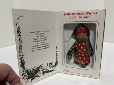 Cancionero de colección Bradford Just for You saludo y adorno 1985 SILENT NIGHT NUEVO Foto 1 de 4