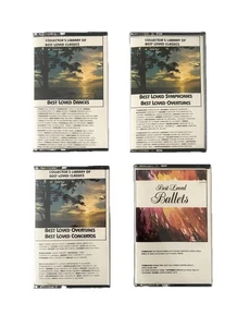 Collector's Library Of Best Loved Classics Lot 4 Cassettes VG+ Classical Music - Picture 1 of 18