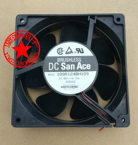 1pcs SANYO 109R1248H109 DC48V 0.15A 12038 12CM 2-wire inverter chassis fan - Picture 1 of 1