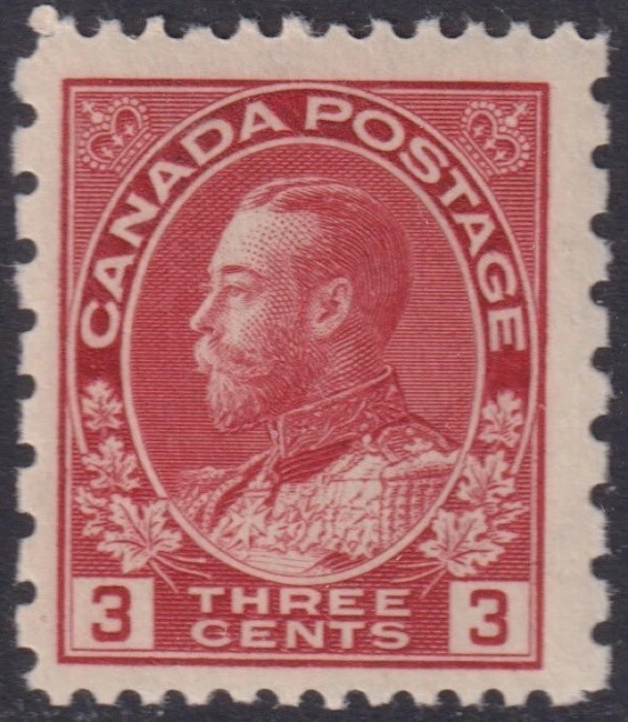 CANADA Sc#184.1 MNH KING GEORGE V 3¢ CARMINE - Image 1 of 1