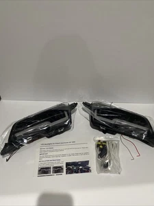Polaris Sportsman 450/570 850/1000 Black LED Halo Headlight Set 2413432 2413433 - Foto 1 di 6