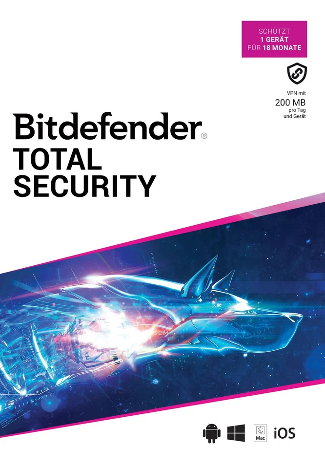 BitDefender Total Security Vollversion-Software