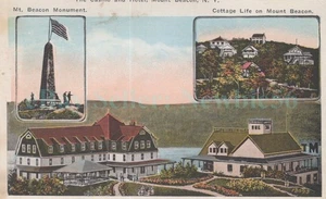 Beacon NY - MOUNT BEACON HOTEL & CASINO W/ COTTAGES - Postcard Matteawan MT - Picture 1 of 2