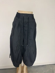 anthropologie Damen Wide Leg Ankle Hose Gr. L Gummibund - Bild 1 von 19