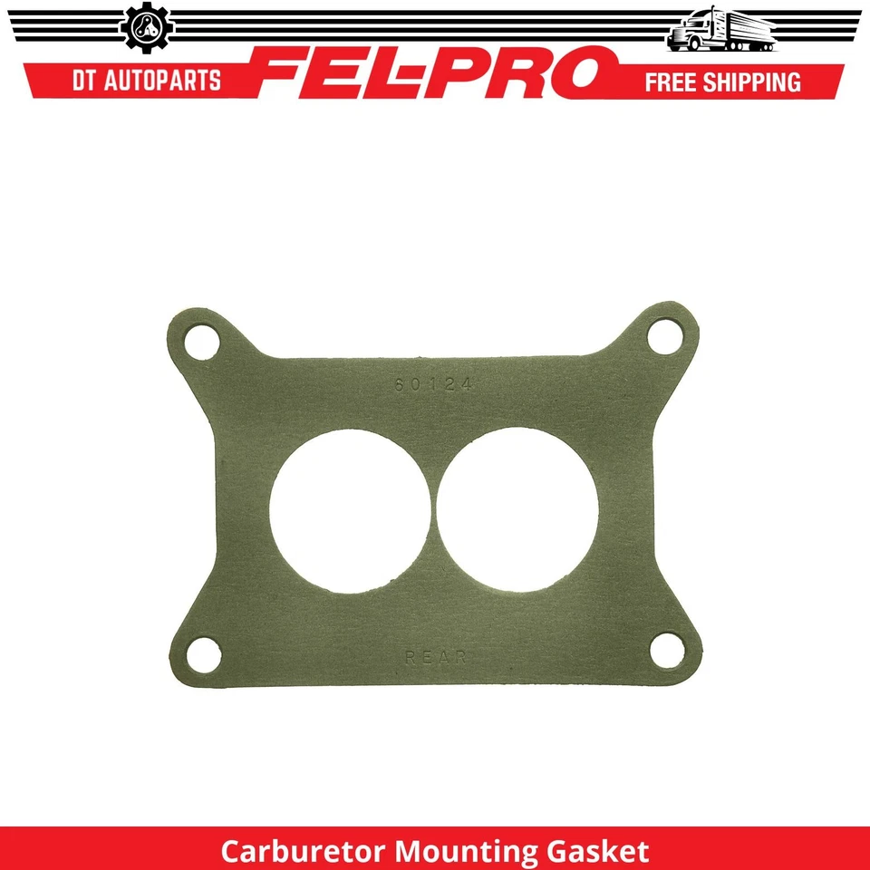 Junta de montaje de carburador Fel-Pro para Plymouth Satellite 5,6 L V8 1970-1971 Foto 1 de 1