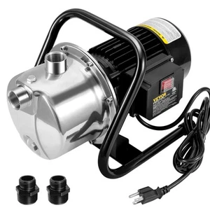 Shallow Well Pump Portable Garden Water Jet Pump 1.1HP 978 GPH 131 ft Head - Picture 1 of 12