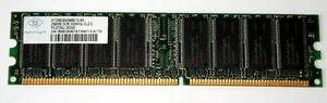 256MB DDR RAM 184-pin PC-2700U Non-ECC 184pin CL 2.5 'Nanya NT256D64S88B1G-6K' - Picture 1 of 2