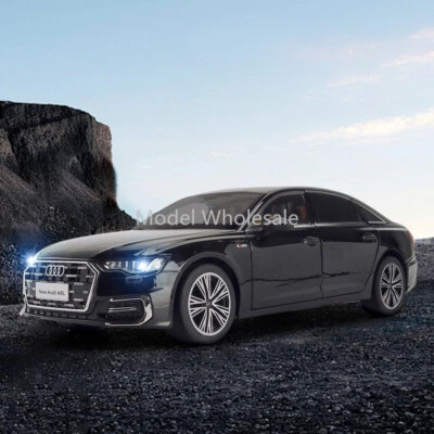1:18 Metal Diecast Vehicle for Audi A6 Model Car Toy Kids Sound Light Toy Gifts - Image 1 of 4