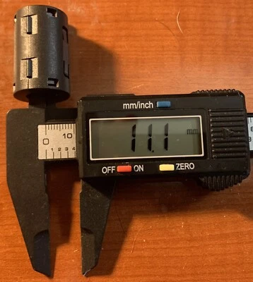 Ferrite Core Noise Filter 11mm ID - TDK- CB Radio DC Power Line Noise Reduction - Image 1 of 3