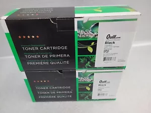 NEW TWO PACK QUILL BLACK LASER TONER CARTRIDGES COMPATIBLE WITH HP 36A - Picture 1 of 2